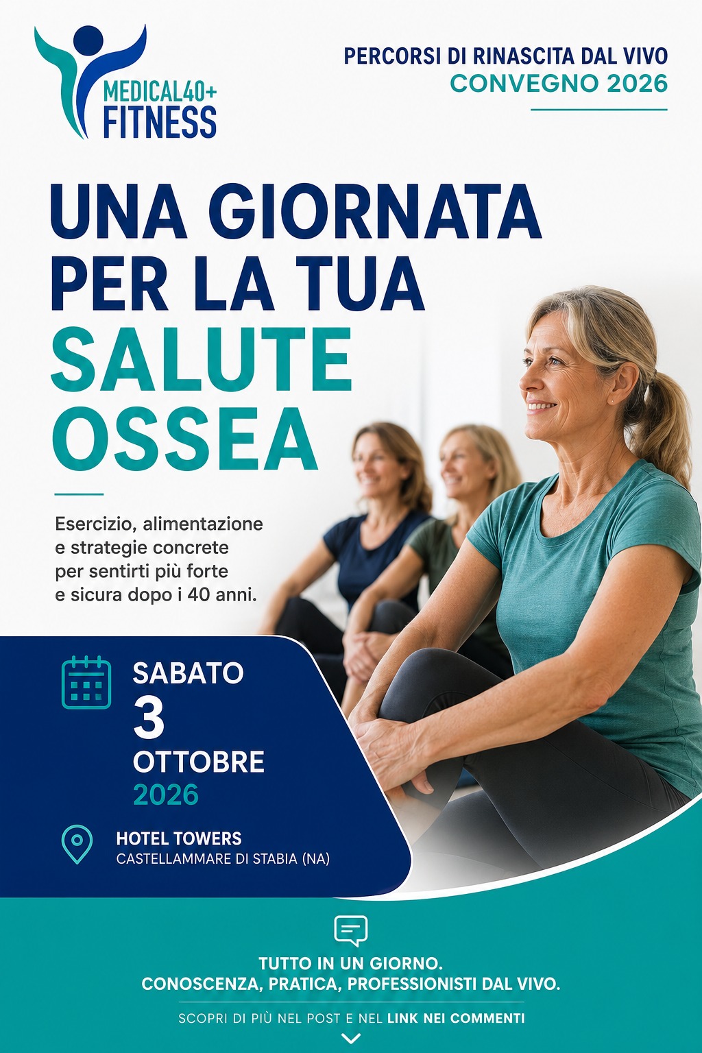 Una giornata per la tua salute ossea, sabato 3 ottobre 2026 al Towers Hotel